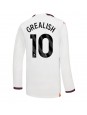 Manchester City Jack Grealish #10 Replika Borta Kläder 2023-24 Långärmad